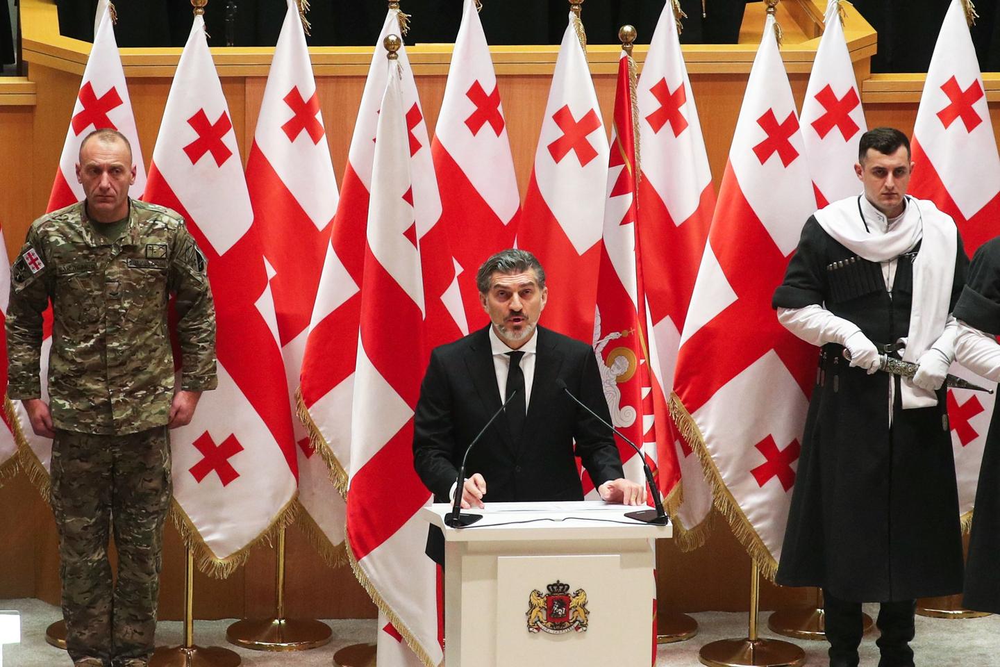 In Georgia, Two Presidents Vie for Legitimacy