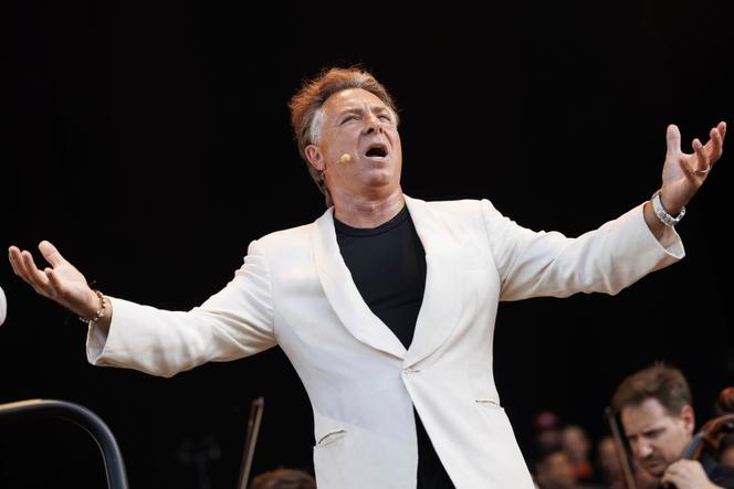 Tenor Roberto Alagna durante a 47ª edição do Paleo Festival, em Nyon, Suíça, 28 de julho de 2024.