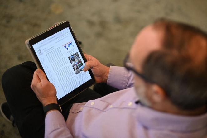 Jimmy Wales, cofondateur de l’encyclopédie en ligne Wikipédia, à Londres, le 13 janvier 2021.