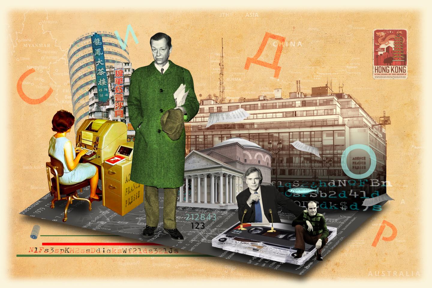 Agence France-Presse, a prime target for the KGB