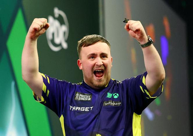 England's Luke Littler following the final of the World Darts Championship at Alexandra Palace in London on January 3, 2025. 