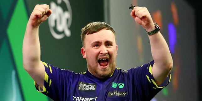 Luke Littler, 17, crowned world darts champion amid festive atmosphere