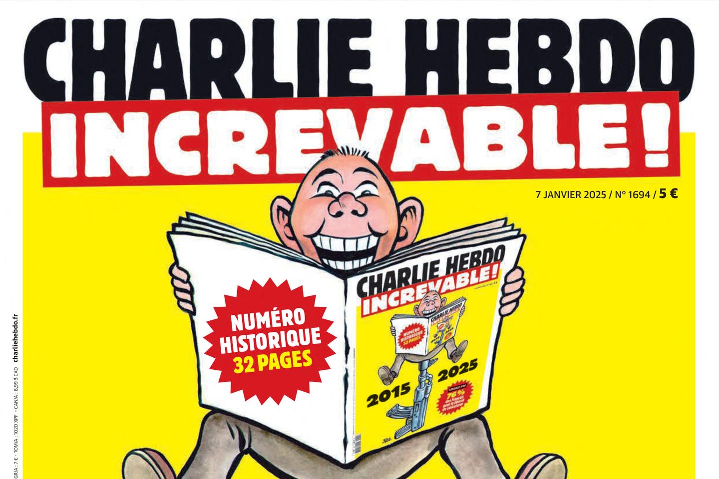 'Indestructible': 'Charlie Hebdo' unveils special edition 10 years after attack
