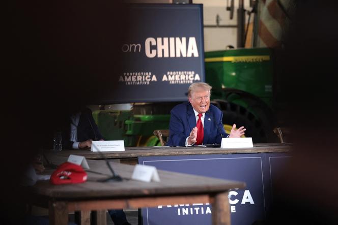 Donald Trump pendant la campagne présidentielle, le 23 septembre 2024, à Smithton, en Pennsylvanie.