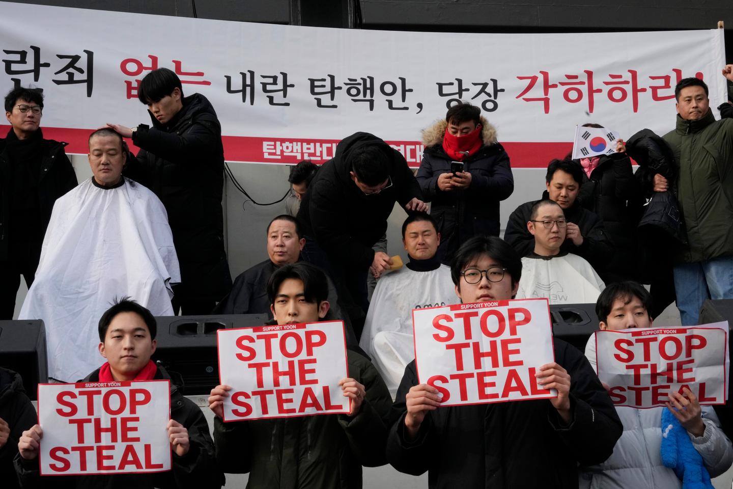 In South Korea, impeached president capitalizes on the tangle of investigations against him