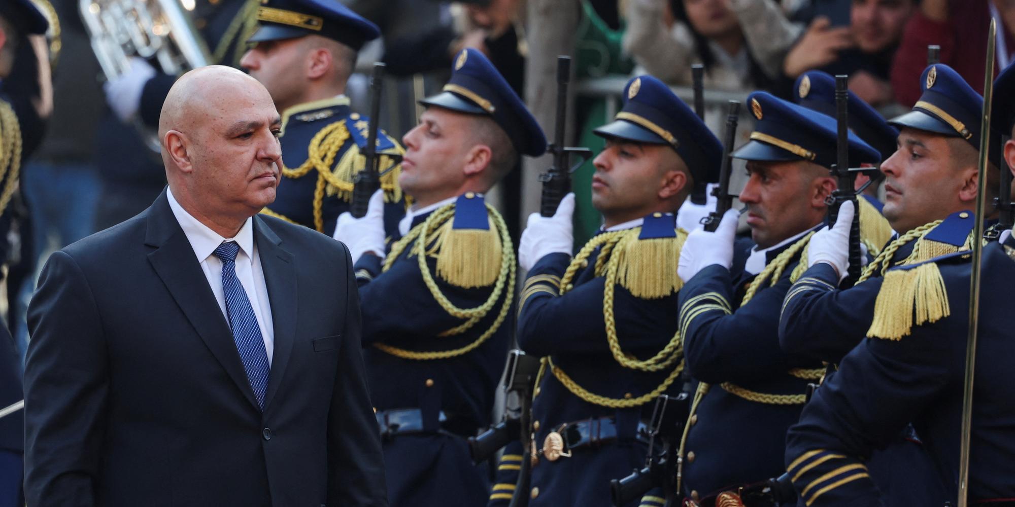 Le nouveau président libanais, Joseph Aoun, à Beyrouth, le 9 janvier 2025. 