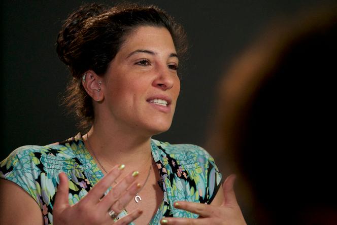 Renée DiResta, lors d’un entretien à Washington, le 27 août 2024.