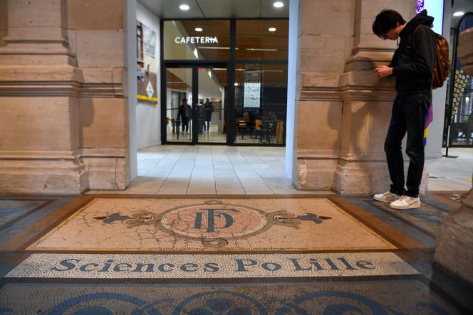 Instituto de Estudos Políticos de Lille, 8 de fevereiro de 2024.
