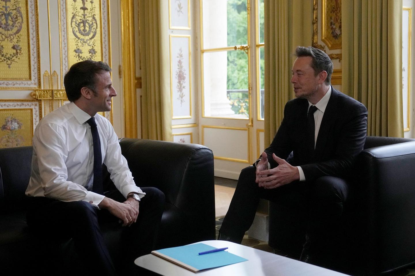 Macron tries to charm Musk, while accusing him of being 'reactionary'