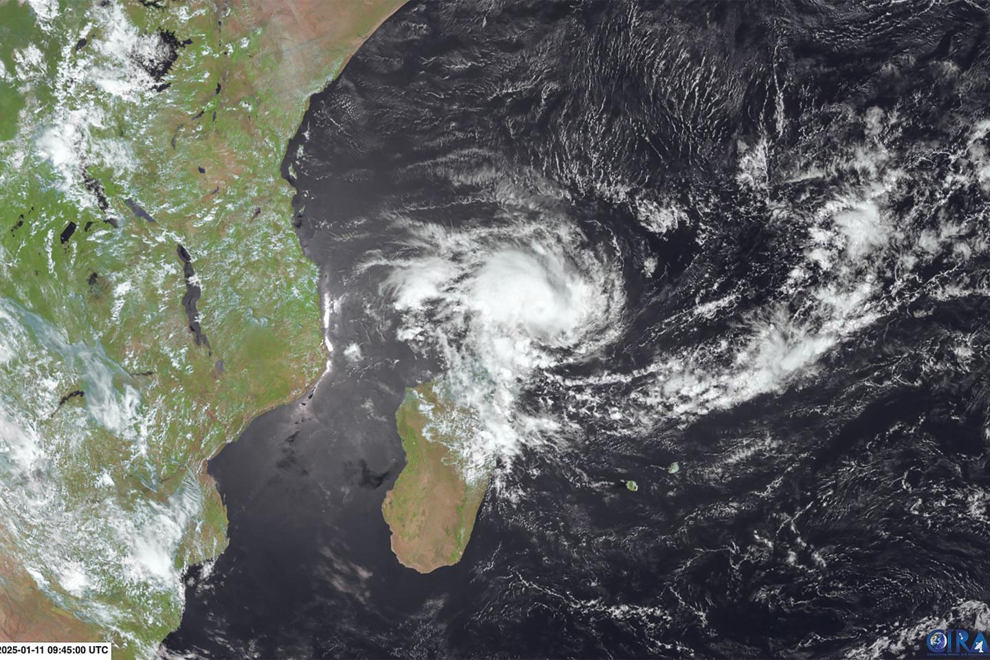 Storm Dikeledi's torrential rains batter island of Mayotte, still traumatized by Cyclone Chido