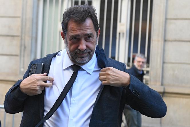 Christophe Castaner em Paris, 3 de abril de 2023.  