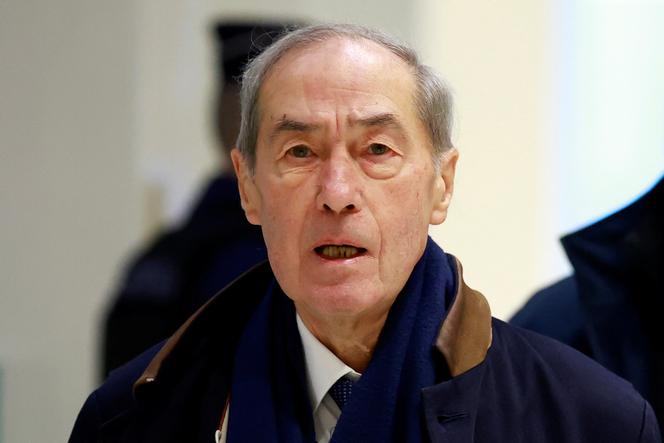 Claude Guéant au Palais de justice de Paris, le 15 janvier 2025. 