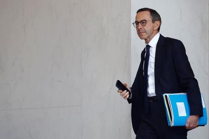 Le ministre de l’Intérieur Bruno Retailleau, au Palais de l’Élysée, à Paris, le 15 janvier 2025. 