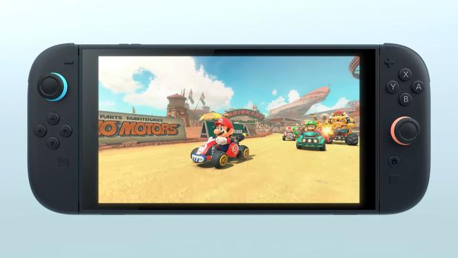 Aucun jeu n’a été montré pour la Switch 2 à l’exception des images de ce qui semble être un nouveau « Mario Kart ».