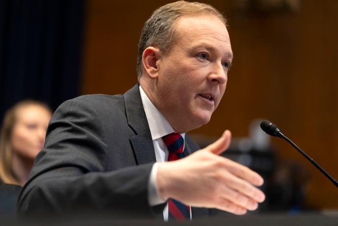 Lee Zeldin, perante o Comitê Senatorial do Meio Ambiente e Obras Públicas, em Washington, em 16 de janeiro de 2025.