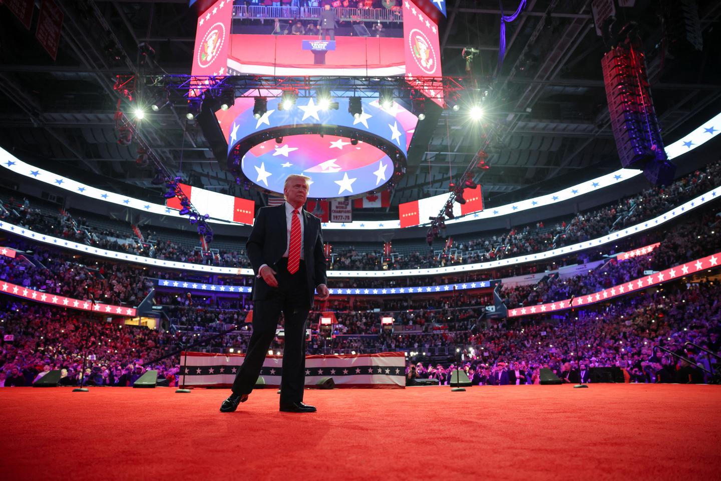 Video. Watch Trump promise end of 'four long years of American decline' in last rally before inauguration