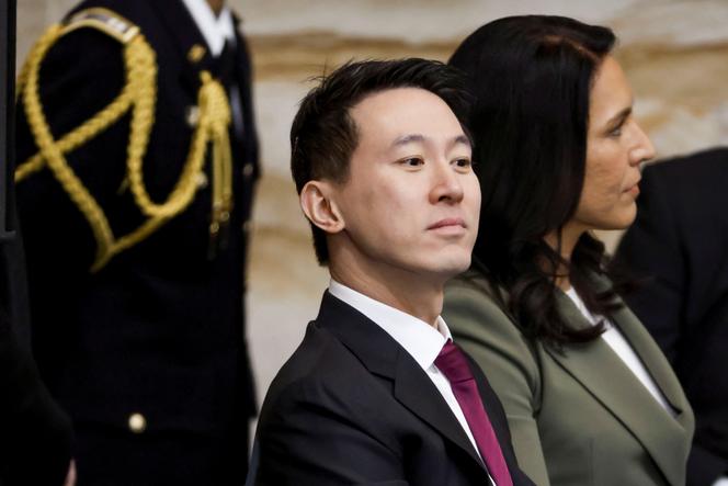 Shou Zi Chew, dirigeant de TikTok, présent à la cérémonie d’investiture de Donald Trump lundi 20 janvier.