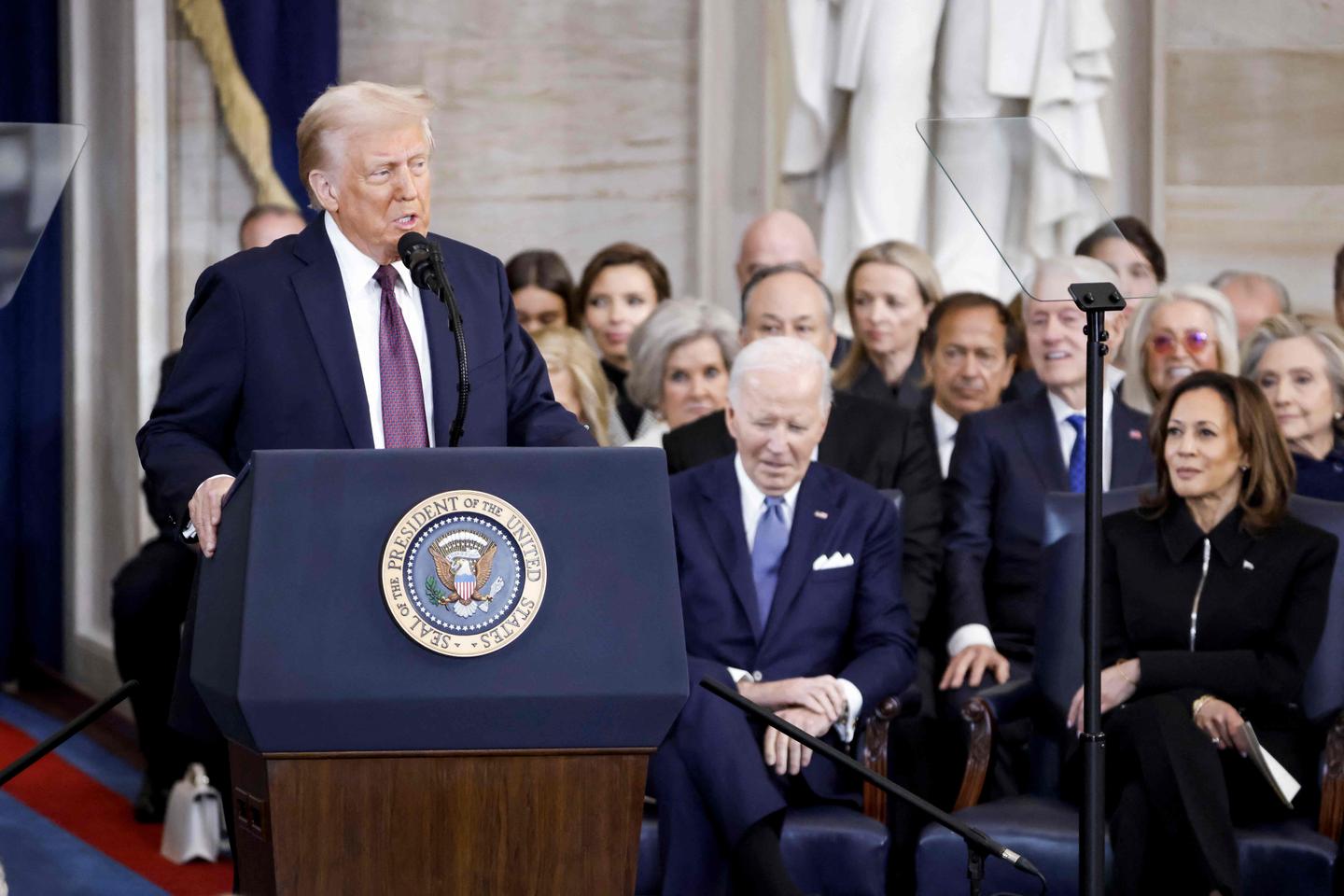 Trump pledges 'golden age' after being sworn in as US president