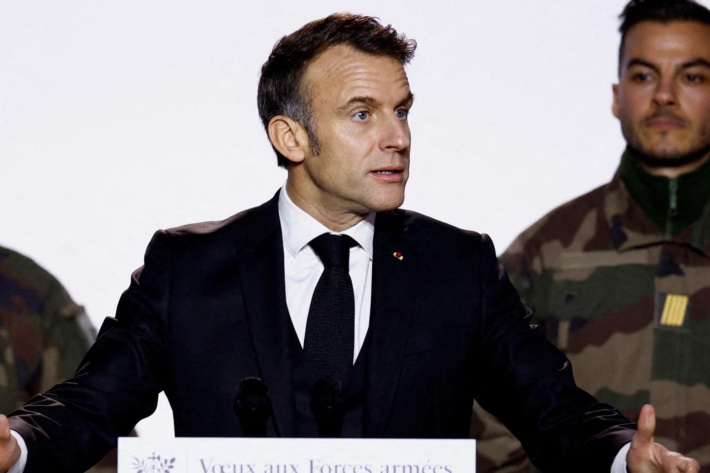 Macron calls on Europe to 'wake up' and spend more on defense as Trump takes office