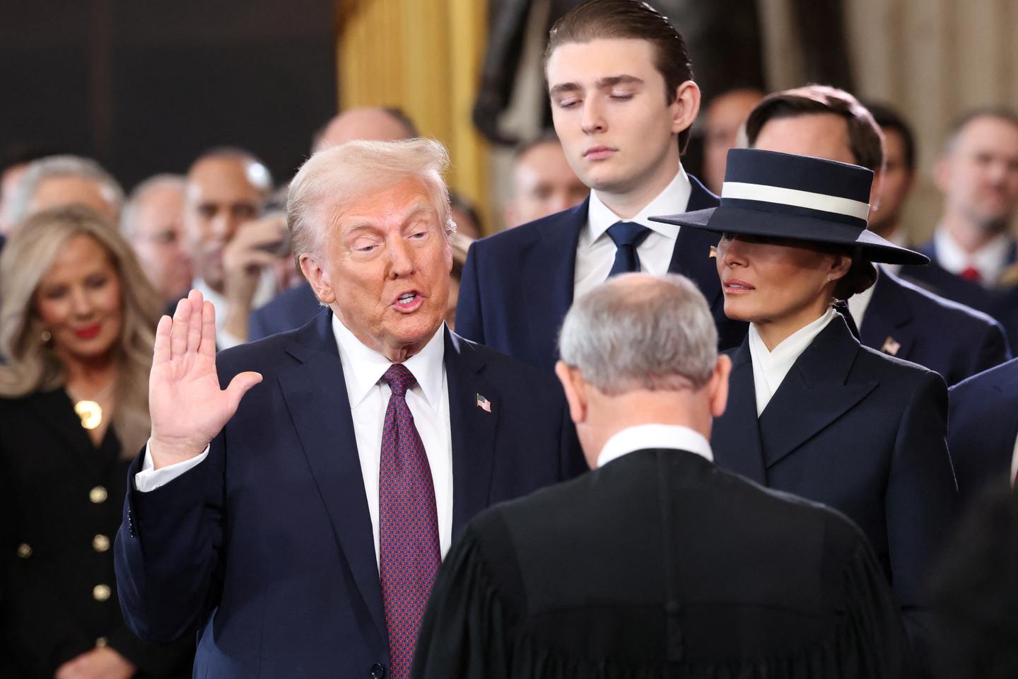 Donald Trump sworn in for historic second term as US 
president
