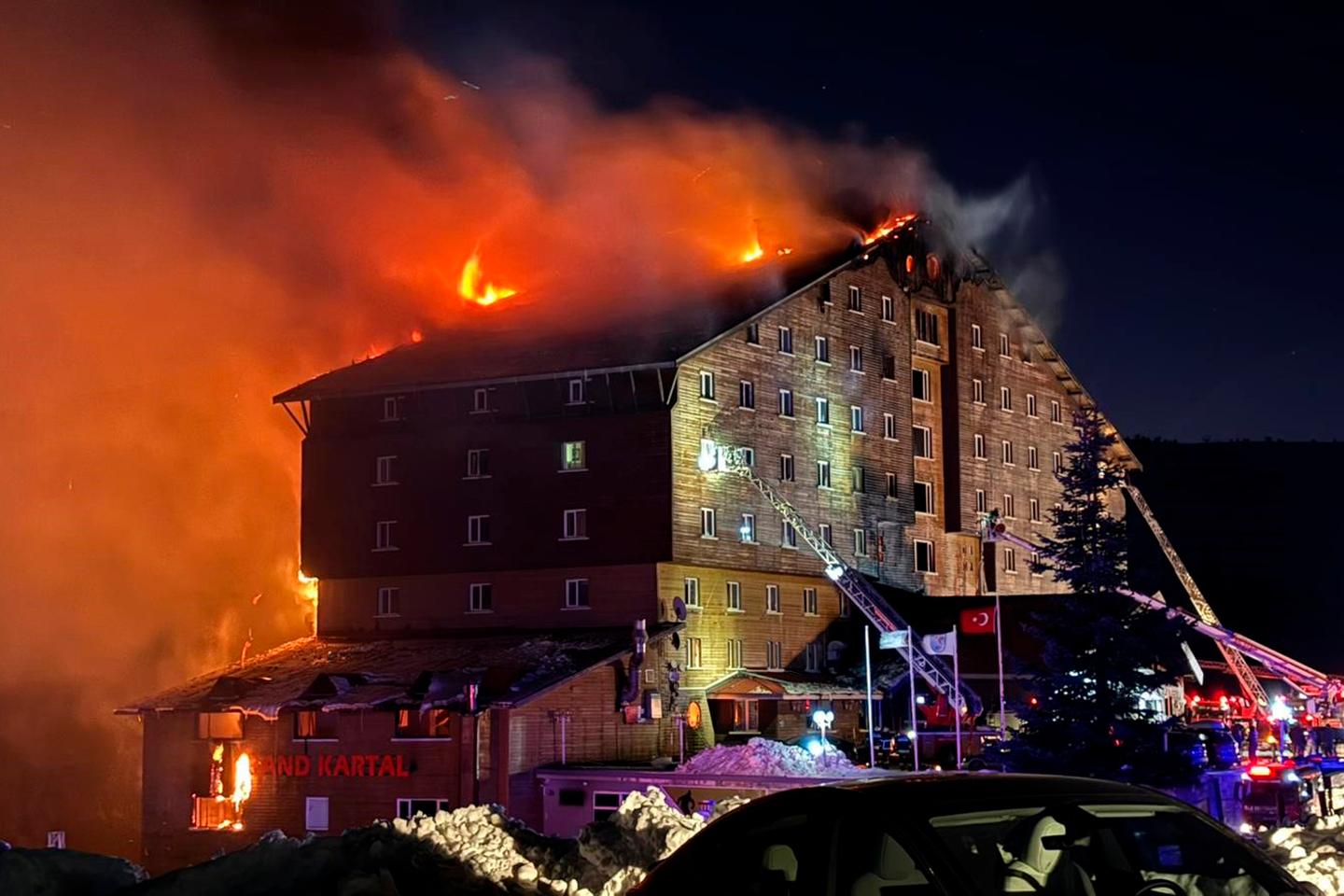 Turkish ski resort fire kills dozens, nine arrested