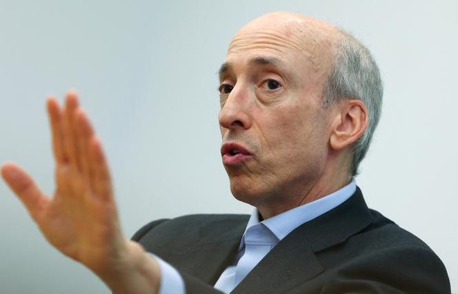 Gary Gensler, alors président de la Securities and Exchange Commission des Etats-Unis, à New York, le 5 juin 2024.