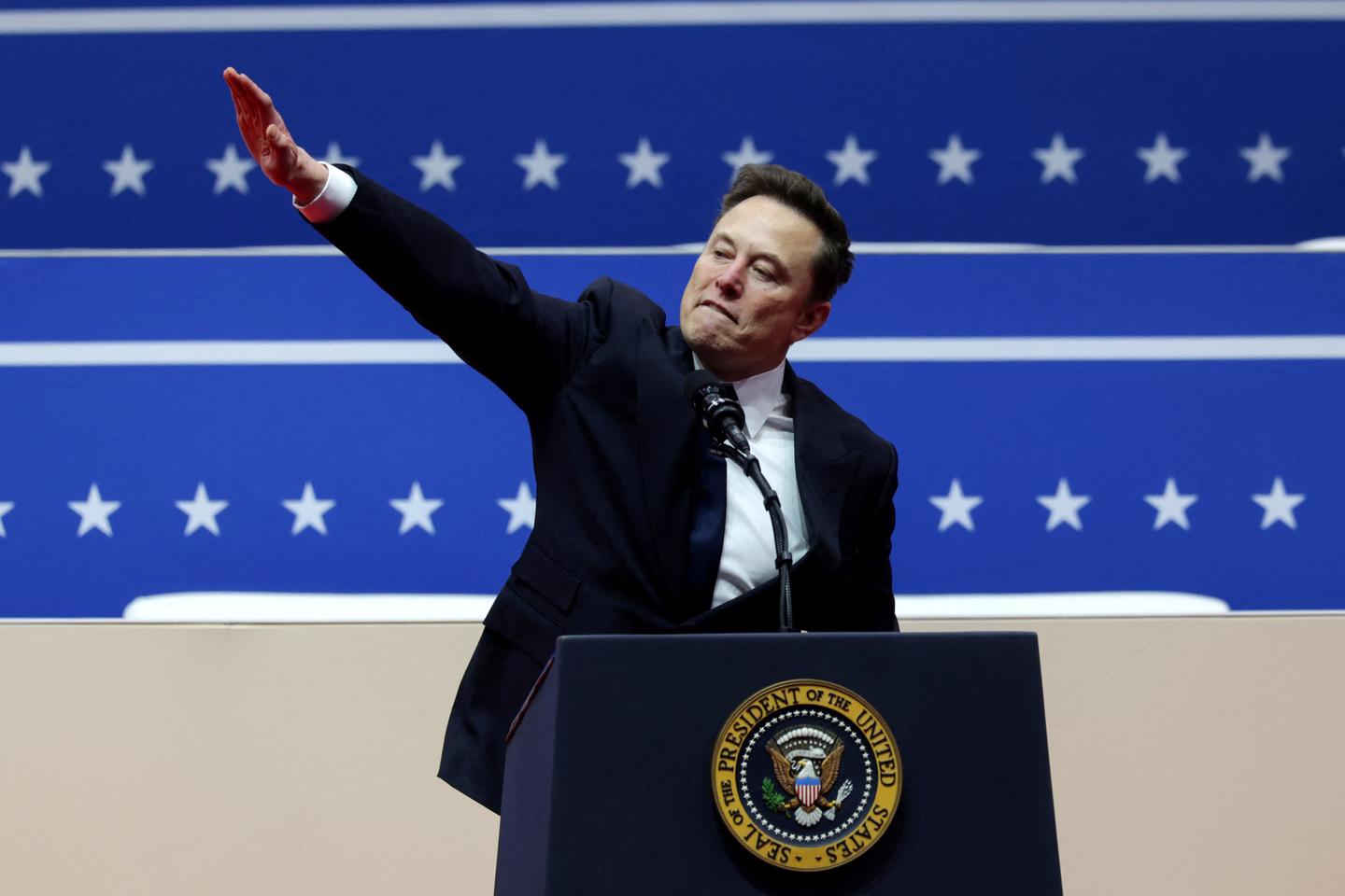 Musk, Wikipedia founder in row over how to describe 'Nazi salute'