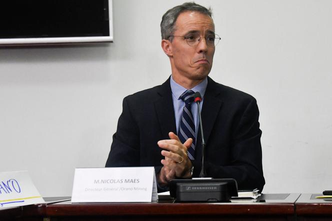 Nicolas Maes, le directeur général d’Orano, à Niamey, en mai 2023.