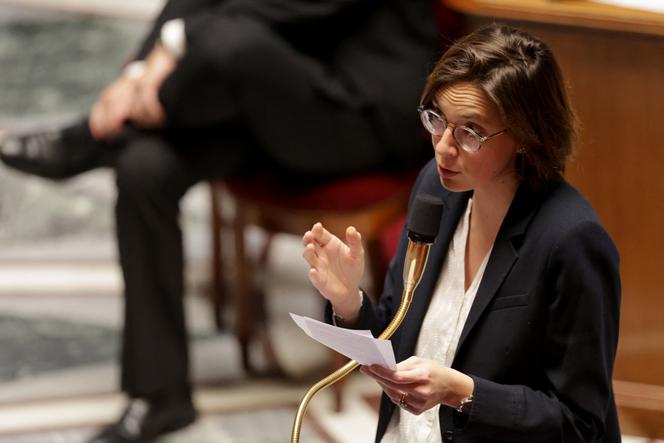 La ministre déléguée aux comptes publics, Amélie de Montchalin, à l’Assemblée nationale, à Paris, le 15 janvier 2025.