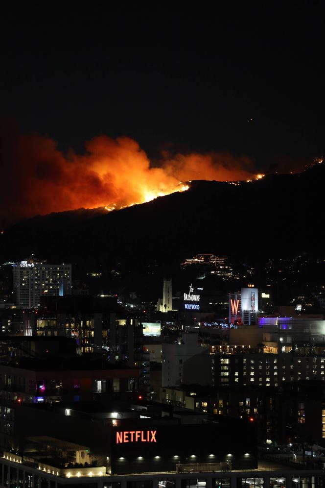 Hollywood Hills Fire, Λος Άντζελες, Καλιφόρνια, 8 Ιανουαρίου 2025.