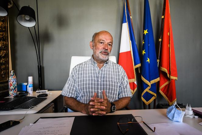 Jean-Yves Chapelet, le maire (sans étiquette) de Bagnols-sur-Cèze, le 26 juin 2021. 