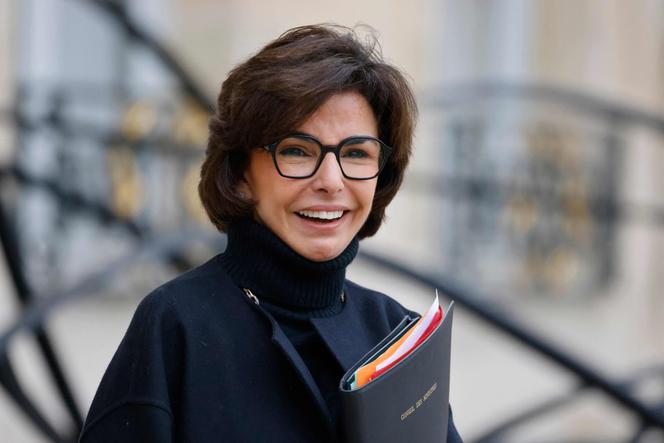 La ministre de la culture, Rachida Dati, à l’Elysée, à Paris, le 22 janvier 2025.