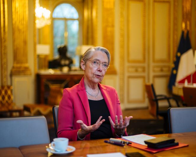 La ministre de l’éducation nationale, Elisabeth Borne, à Paris, le 21 janvier 2025.