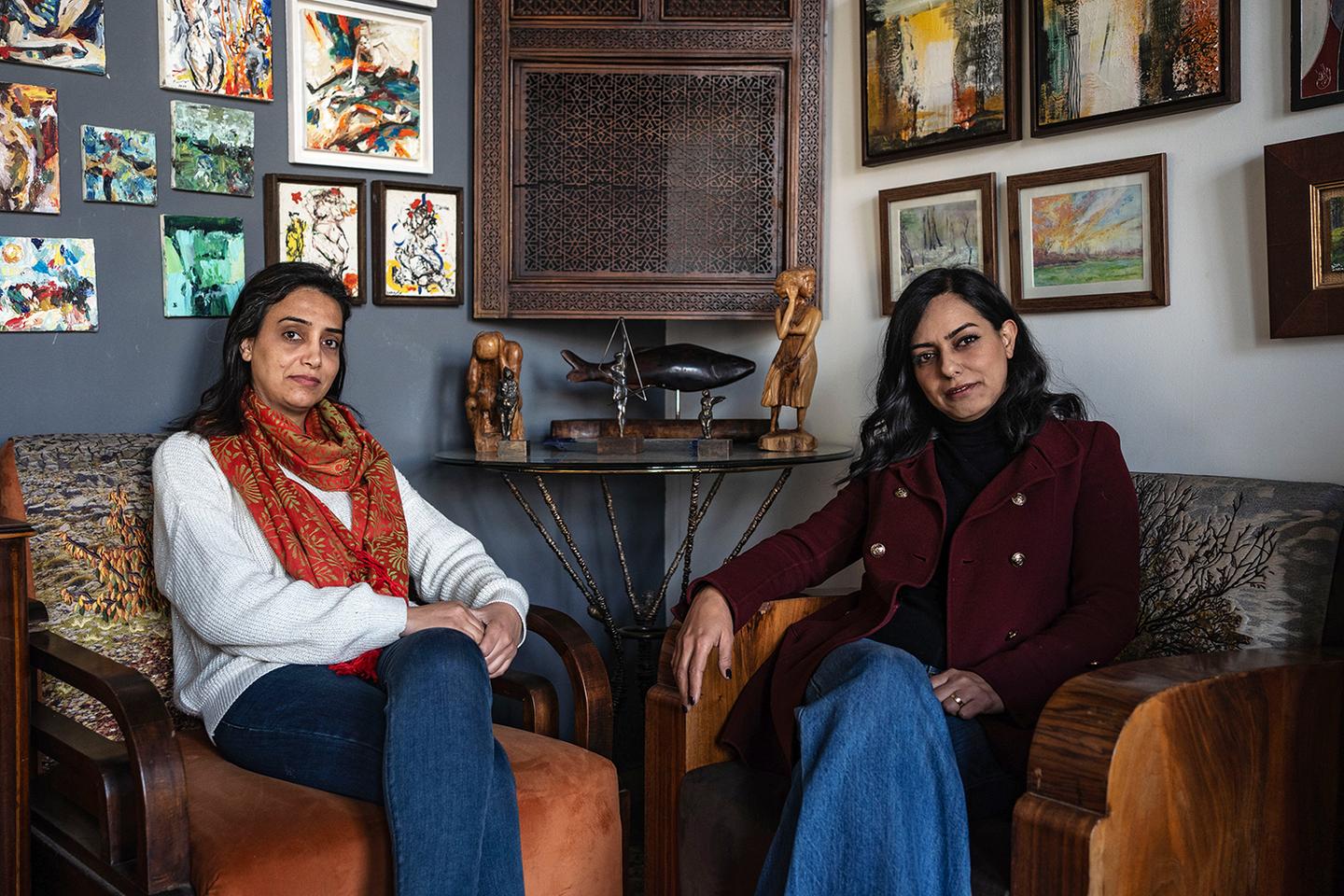 In Damascus, art re-emerges: 'We feel free and, at the same time, we're still afraid'