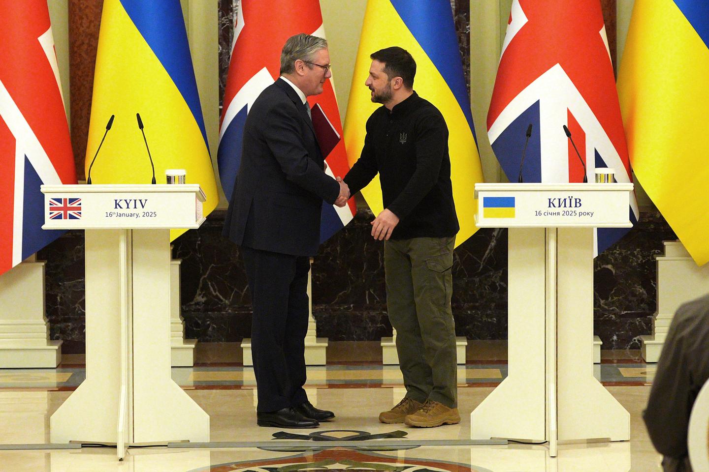 UK ready to send troops to Ukraine, while Germany says discussion of deployment 'premature'