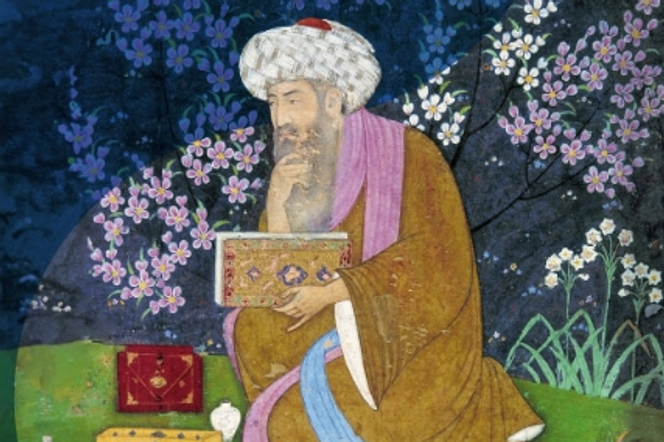 Couverture de l’anthologie d’Ibn Khaldûn, présentée et préfacée par Gabriel Martinez-Gros (Passés composés, 2024)
