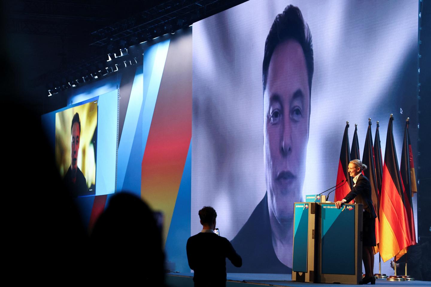Elon Musk addresses German far-right rally by video