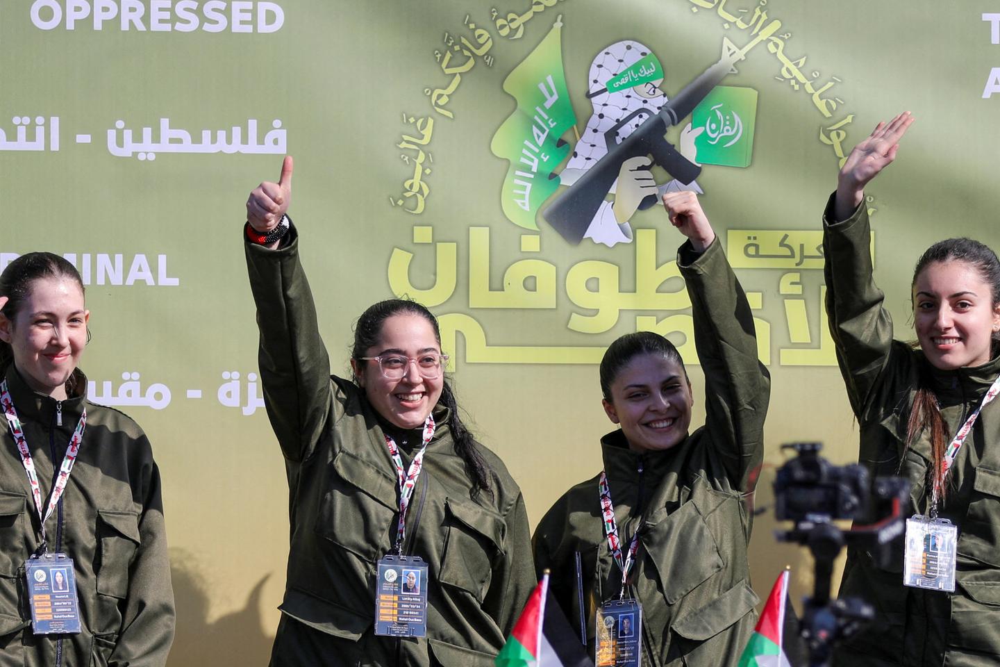 In Gaza, the carefully orchestrated release of four Israeli hostages