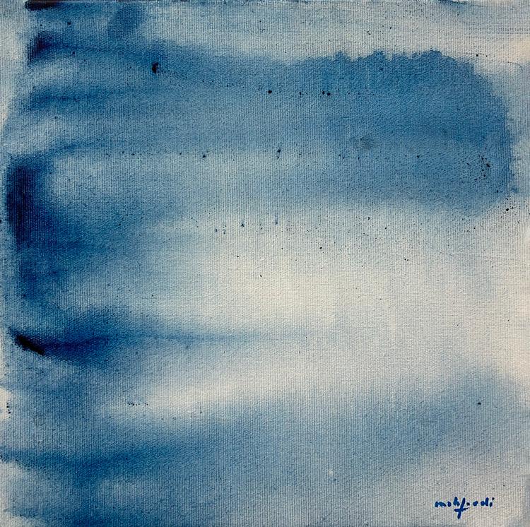 « Reflections », d’Omar Mahfoudi (acrylique liquide sur toile, 40 cm x 40 cm, 2024).