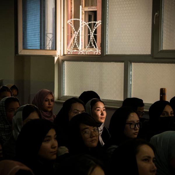 A private institute in the West of Kabul, where girls follow the American curriculum in English, but cannot obtain any Afghan official education certificate, nor go to university in Afghanistan.