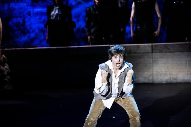 Laure Calamy dans « Peau d’homme », adapté et mis en scène par Léna Bréban, au Théâtre Montparnasse, à Paris, le 21 janvier 2025.