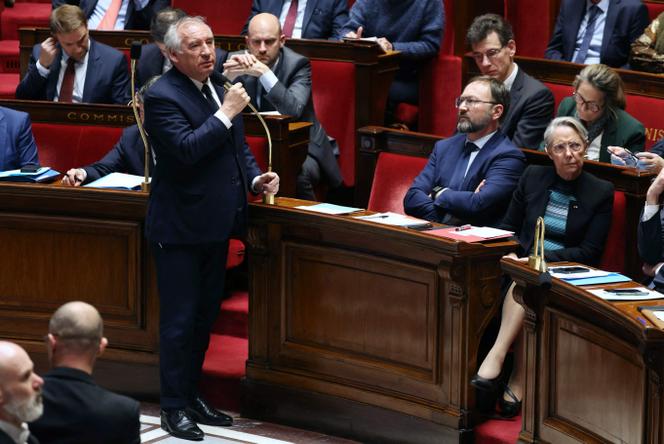 Le premier ministre, François Bayrou, à l’Assemblée nationale, à Paris, le 28 janvier 2025.