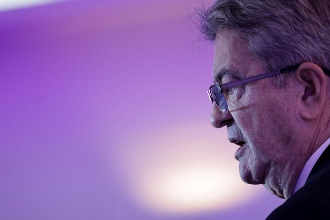 Jean-Luc Mélenchon à Villeneuve-Saint-Georges (Val-de-Marne), le 23 janvier 2025.