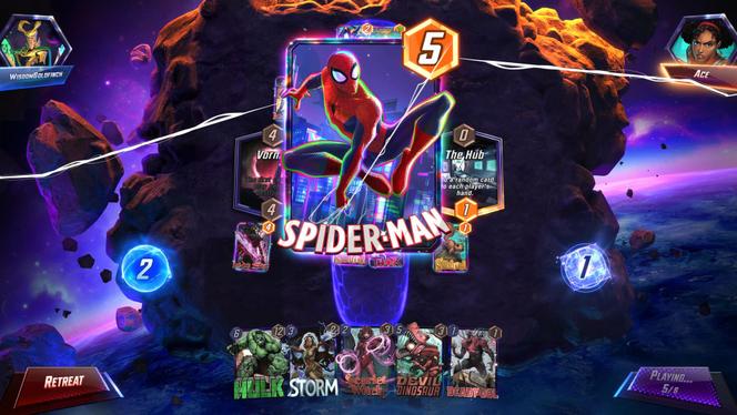 « Marvel Snap » est un jeu de cartes à jouer et à collectionner dont les cartes sont à l’effigie de super-héros et de super-vilains créés par l’éditeur de comics Marvel. 
