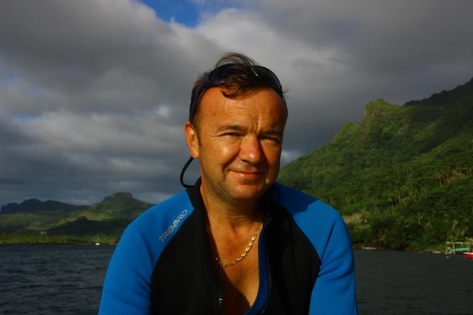 Gilbert Camoin en Polynésie française, le 1ᵉʳ septembre 2015.