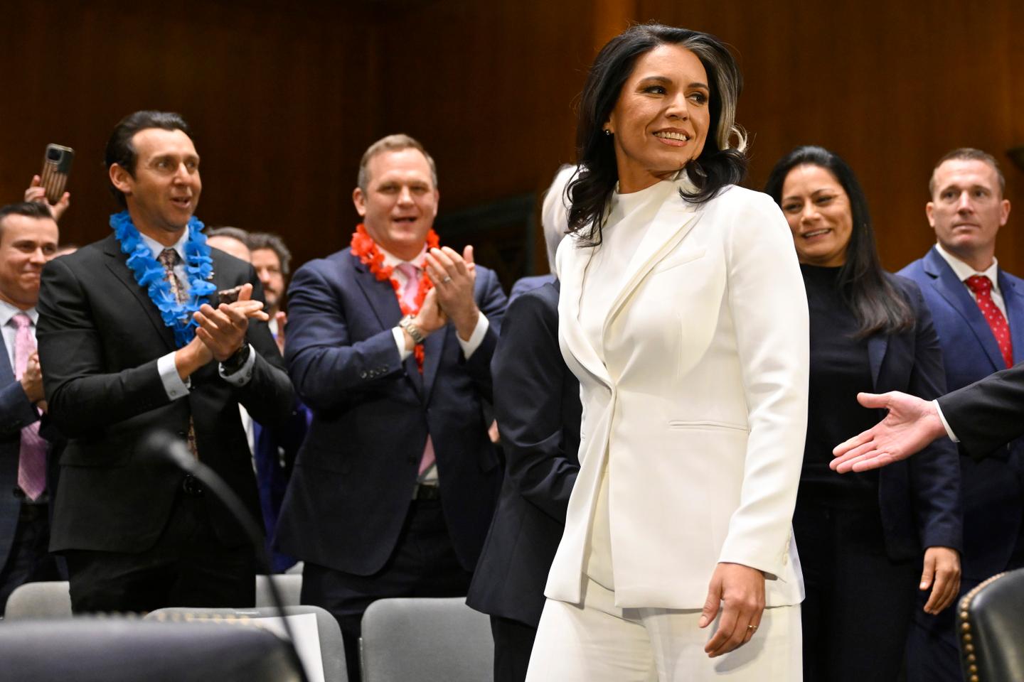 Tulsi Gabbard's nomination to lead US intelligence clears Senate committee despite concerns over Russia and Assad stance