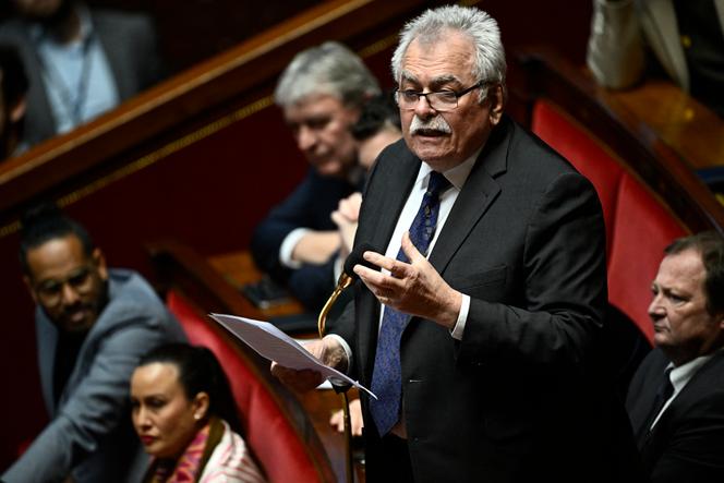 André Chassaigne, à l’Assemblée nationale, à Paris, le 3 décembre 2024.