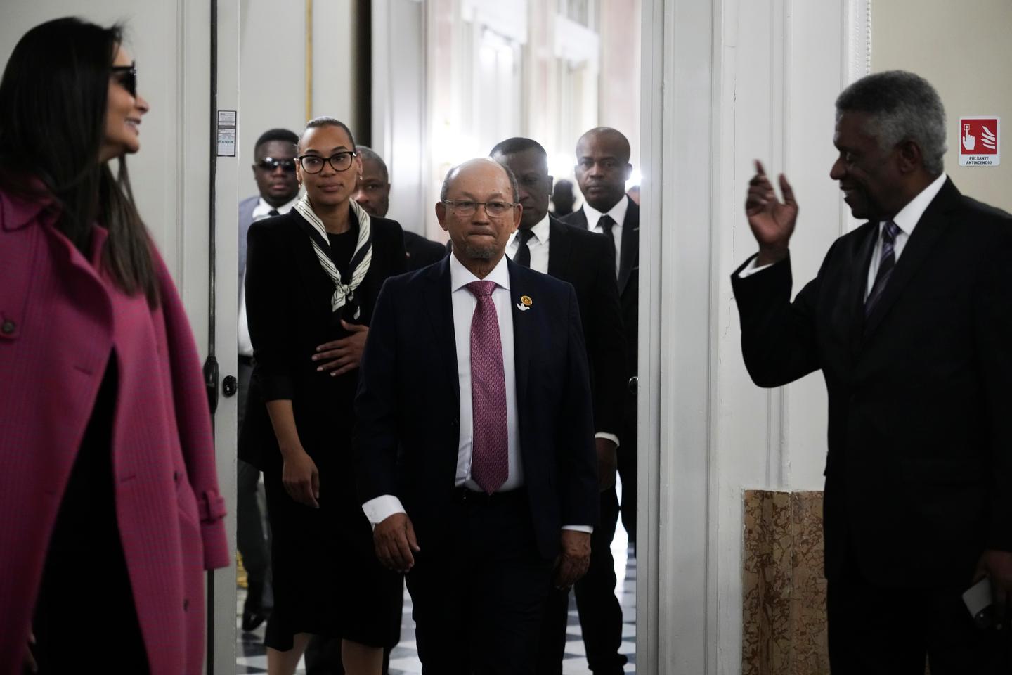 Haiti's transitional president Leslie Voltaire announces November 2025 elections