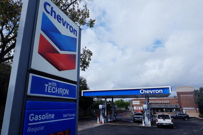 Une station-service Chevron à Austin (Texas), le 23 octobre 2023.