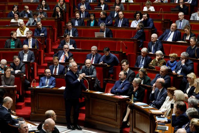 Le premier ministre, François Bayrou, à l’Assemblée nationale, le 28 janvier 2025.